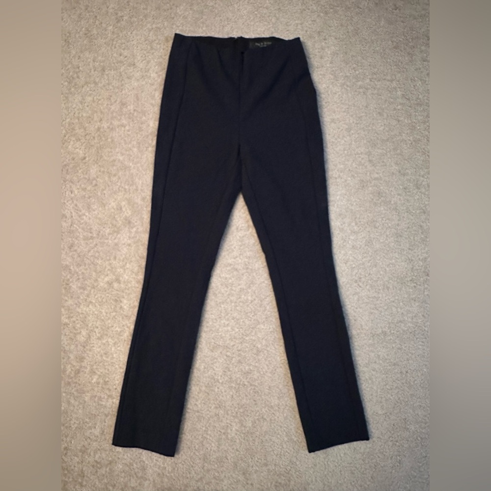 Rag & Bone Simone Ponte Capri Pant - Black Size 0. EUC.